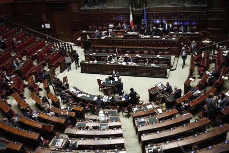 La Camera dei Deputati durante il voto finale del disegno di legge sulle Riforme Costituzionali © ANSA