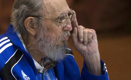Fidel Castro al Congresso del parito comunista cubano © AP