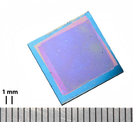 Il microchip al grafene che promette di rendere la connessione wifi 10 volte più veloce (fonte: Alain Herzog / EPFL)  © Ansa