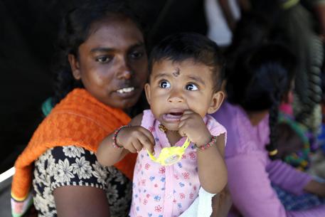 Foto d'archivio di una migrante dello Sri Lanka © EPA