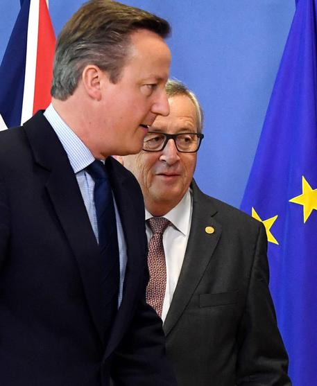 Jean- Claude Juncker e David Cameron © AP
