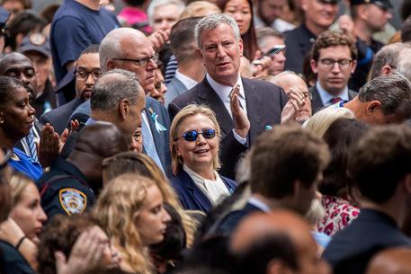 Hillary Clinton a Ground Zero © AP