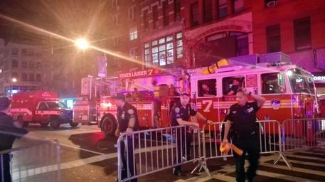 I momenti dopo l'esplosione a New York © ANSA