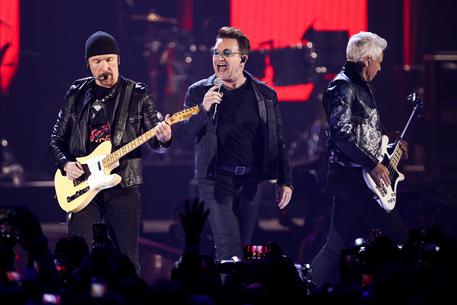 The Edge, Bono, Adam Clayton © AP