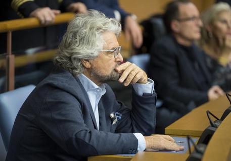M5s: Beppe Grillo a Montecitorio © ANSA