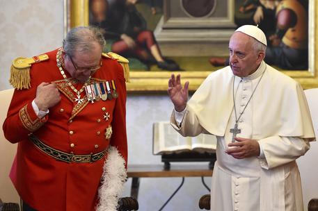 Il Papa e il Gran maestro dell'Ordine di Malta © AP