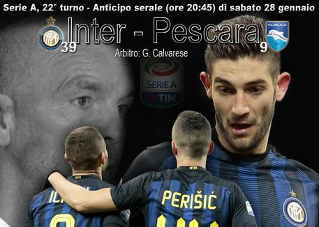 Serie A, Inter-Pescara sabato sera © ANSA