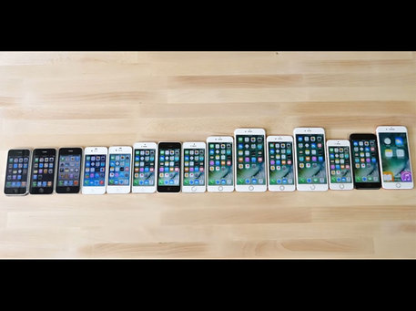 Tutti gli iPhone di Apple (Fonte: EverythingApplePro) © Ansa