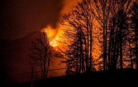 Incendi: Cuneese, la Valle Varaita brucia da luned scorso © ANSA