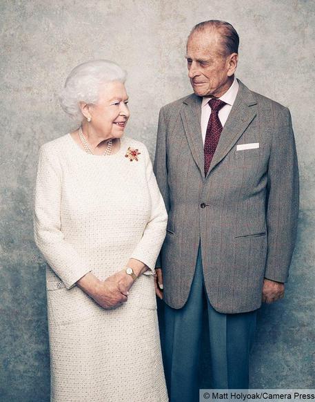 I 70 anni di matrimonio di Elisabetta II e Filippo di Edimburgo © EPA