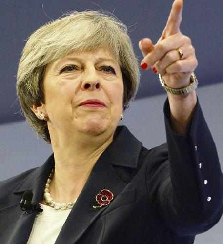 Theresa May in una recente immagine © AP