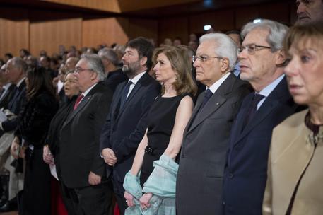 Il presidente Mattarella al concerto del maestro Pappano per la stagione sinfonica di Santa Cecilia © ANSA