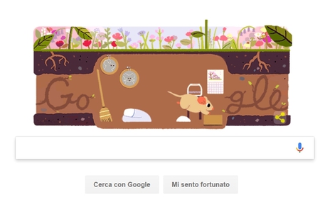E' primavera, c'è il doodle di Google © ANSA