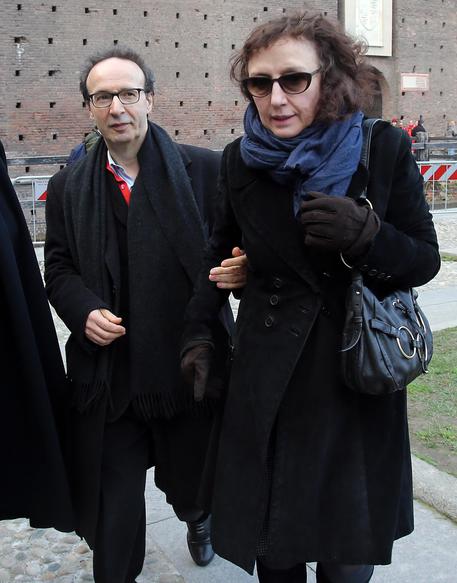 Roberto Benigni con la moglie Nicoletta Braschi © ANSA