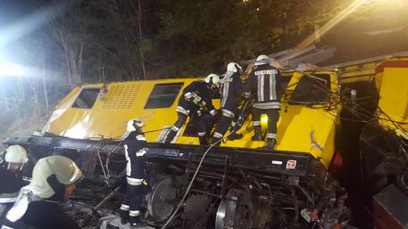 Incidente ferroviario a Bressanone. Foto Vigili del Fuoco © ANSA