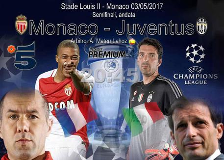 Champions, in semifinale Monaco-Juventus (elaborazione) © ANSA