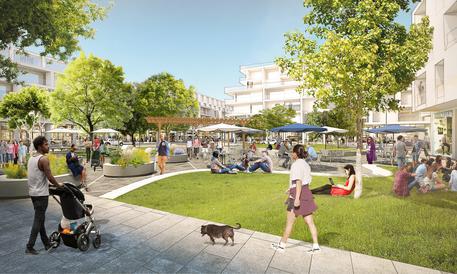 Facebook cresce, nuovo campus nel 2021 (rendering Willow Campus, credit Facebook) © ANSA