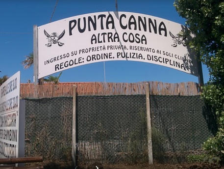 Lo stabilimento Punta Canna a Chioggia © Ansa