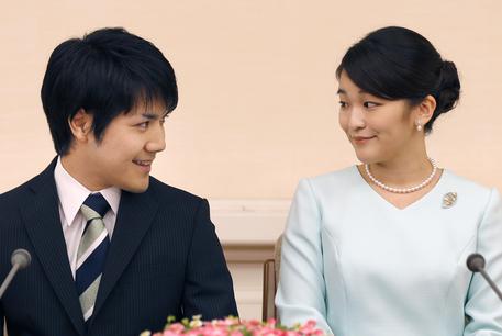 La principessa Mako con il fidanzato Kei Komuro © AP
