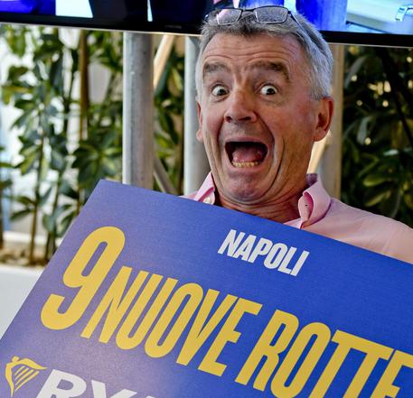 Ryanair CEO Michael O'Leary's press conference © ANSA