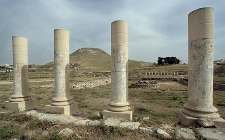 Il complesso archeologico dell'Herodion vicino Betlemme in Cisgiordania © EPA