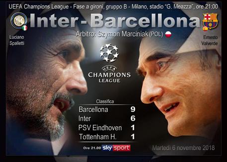 Champions League, Inter-Barcellona © ANSA