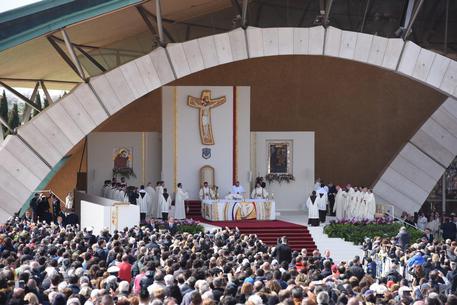 Papa Francesco a San Giovanni Rotondo ANSA/ FRANCO CAUTILLO © ANSA