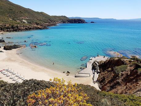 Spiagge Spiaggia di Masua, Iglesias (CI) Sardegna © ANSA