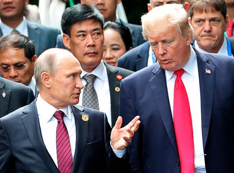 Il presidente russo Putin e quello americano Trump © AP