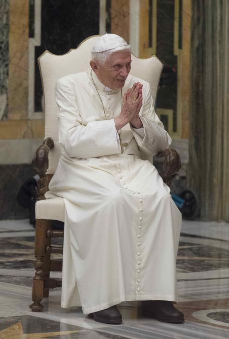Il Papa emerito Benedetto XVI in una foto del 28 giugno 2016 © ANSA