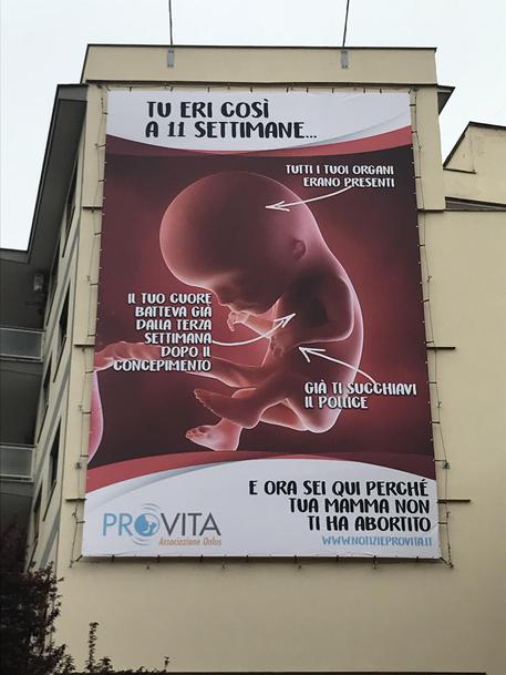 Manifesto ProVita a Roma:Pd,offende scelta donne,sia rimosso © ANSA