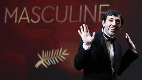 Marcello Fonte dopo l'annuncio della vittoria come miglior attore a Cannes per 'Dogman' di Matteo Garrone © EPA
