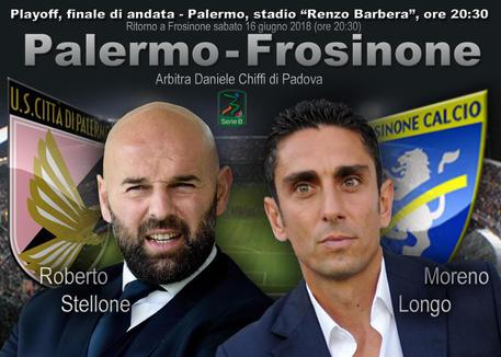 Serie B, Palermo-Frosinone (elaborazione) © ANSA