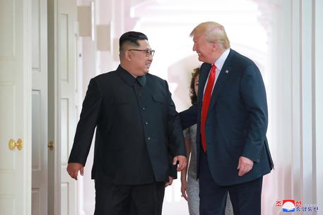 Kim Jong-un e Donald Trump © EPA
