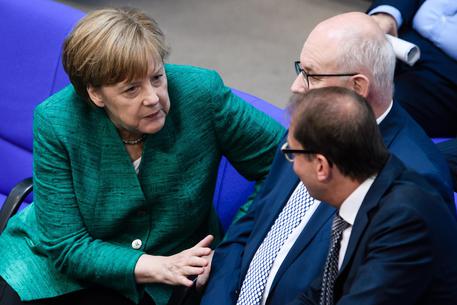 Angela Merkel al vertice Ue © EPA