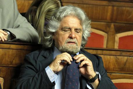 Beppe Grillo in Aula al Senato (archivio) © ANSA