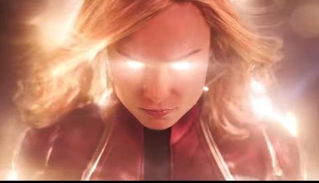 Captain Marvel, frame dal trailer © Ansa