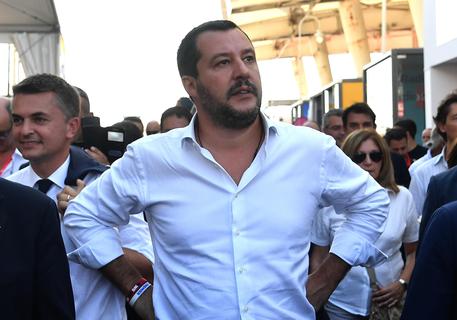 Matteo Salvini al 58mo Salone Nautico di Genova © ANSA