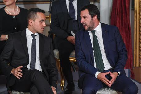 Matteo Salvini (D) e Luigi Di Maio  (archivio) © ANSA