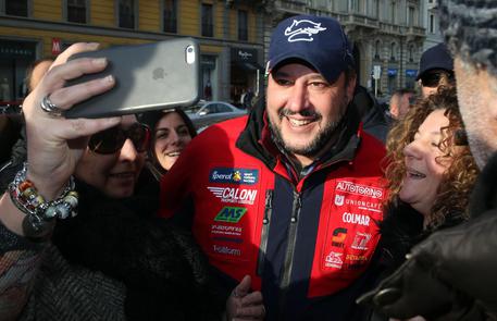 Matteo Salvini a Milano © ANSA