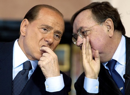 Silvio Berlusconi e Paolo Bonaiuti © ANSA 