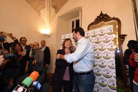 Donatella Tesei e Matteo Salvini © ANSA