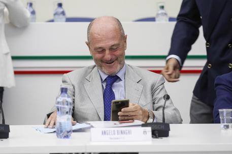 Il presidente della Federazione Italiana Tennis Angelo Binaghi © ANSA 