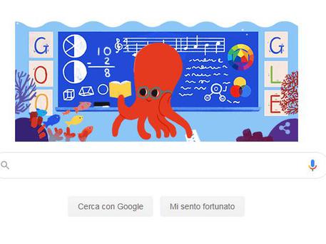 Giornata Mondiale dell'Insegnante, il doodle di Google © Ansa