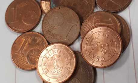 Monete da un centesimo  © Ansa