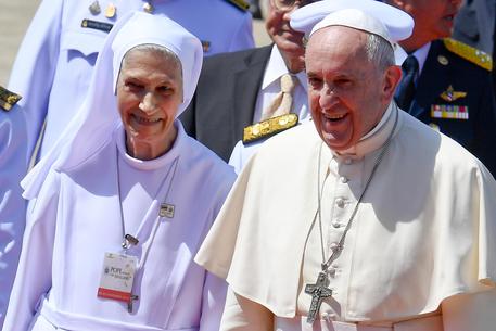 Il Papa con la cugina, suor Ana Rosa Sivori © ANSA