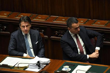 L'ex premier, Giuseppe Conte, e il ministro Di Maio © ANSA 