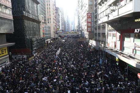 La protesta a Hong Kong © EPA