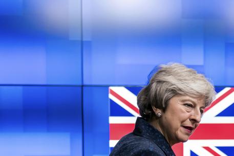 Theresa May a Bruxelles © AP