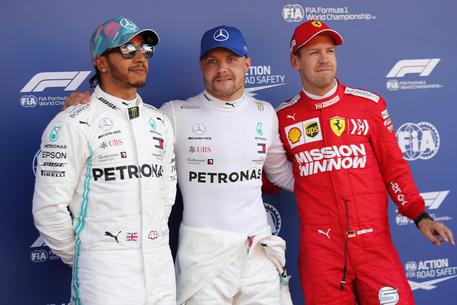 Pole a Bottas su Hamilton, terzo Vettel © AP